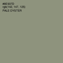 #8E937D - Pale Oyster Color Image