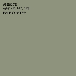 #8E937E - Pale Oyster Color Image