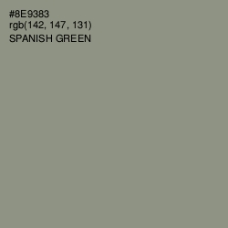 #8E9383 - Spanish Green Color Image