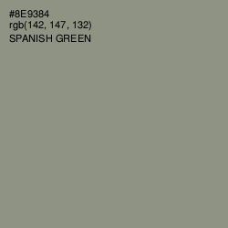 #8E9384 - Spanish Green Color Image