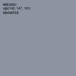 #8E93A1 - Manatee Color Image