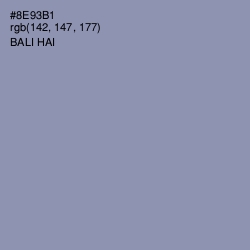 #8E93B1 - Bali Hai Color Image