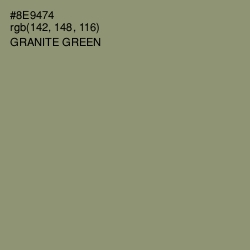 #8E9474 - Granite Green Color Image