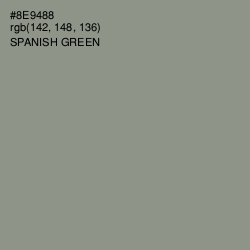 #8E9488 - Spanish Green Color Image