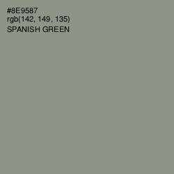 #8E9587 - Spanish Green Color Image