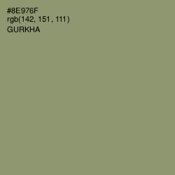 #8E976F - Gurkha Color Image