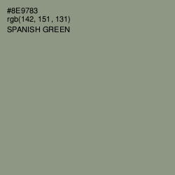 #8E9783 - Spanish Green Color Image