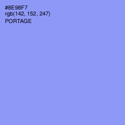 #8E98F7 - Portage Color Image