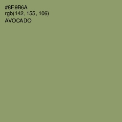 #8E9B6A - Avocado Color Image