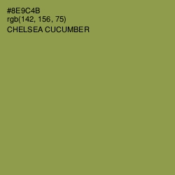 #8E9C4B - Chelsea Cucumber Color Image