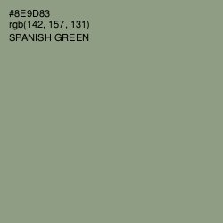 #8E9D83 - Spanish Green Color Image