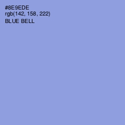 #8E9EDE - Blue Bell Color Image