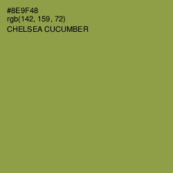 #8E9F48 - Chelsea Cucumber Color Image