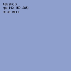 #8E9FCD - Blue Bell Color Image