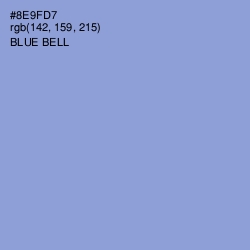 #8E9FD7 - Blue Bell Color Image