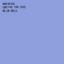#8E9FDE - Blue Bell Color Image