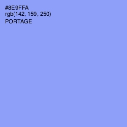 #8E9FFA - Portage Color Image