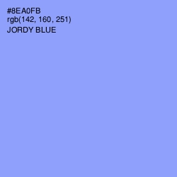 #8EA0FB - Jordy Blue Color Image