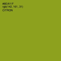 #8EA11F - Citron Color Image