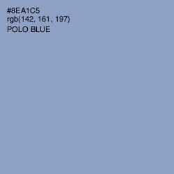 #8EA1C5 - Polo Blue Color Image