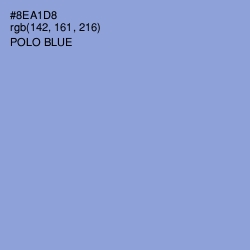 #8EA1D8 - Polo Blue Color Image