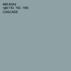 #8EA2A6 - Cascade Color Image