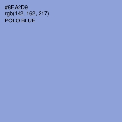 #8EA2D9 - Polo Blue Color Image