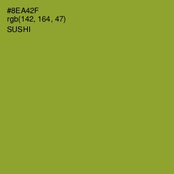 #8EA42F - Sushi Color Image