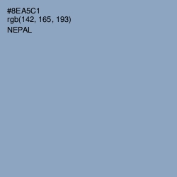 #8EA5C1 - Nepal Color Image