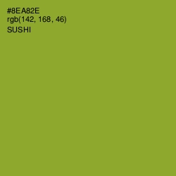#8EA82E - Sushi Color Image