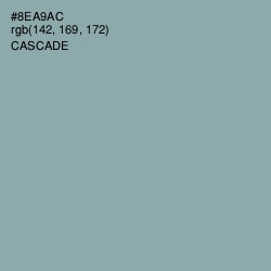 #8EA9AC - Cascade Color Image