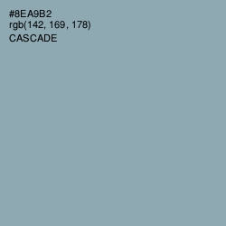 #8EA9B2 - Cascade Color Image
