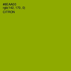 #8EAA00 - Citron Color Image