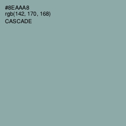 #8EAAA8 - Cascade Color Image