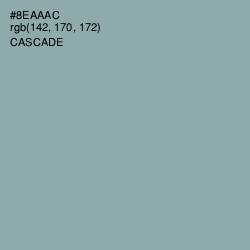 #8EAAAC - Cascade Color Image