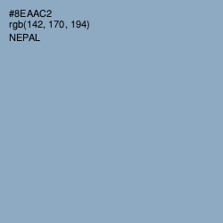 #8EAAC2 - Nepal Color Image