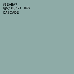 #8EABA7 - Cascade Color Image
