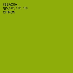 #8EAC0A - Citron Color Image