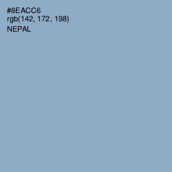 #8EACC6 - Nepal Color Image