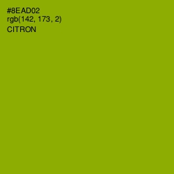 #8EAD02 - Citron Color Image