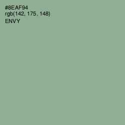 #8EAF94 - Envy Color Image