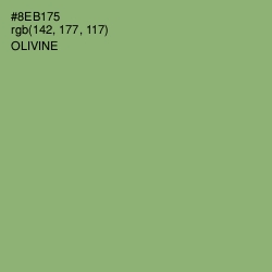 #8EB175 - Olivine Color Image