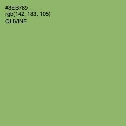 #8EB769 - Olivine Color Image