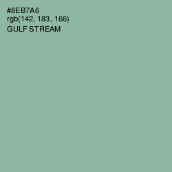 #8EB7A6 - Gulf Stream Color Image