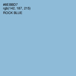 #8EBBD7 - Rock Blue Color Image
