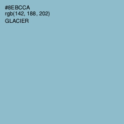 #8EBCCA - Glacier Color Image