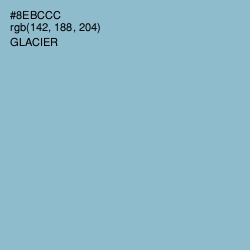 #8EBCCC - Glacier Color Image