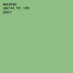 #8EBF80 - Envy Color Image