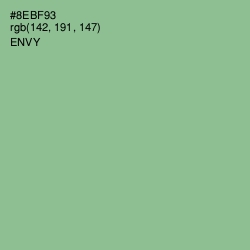 #8EBF93 - Envy Color Image