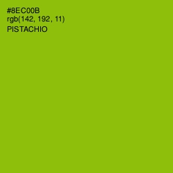 #8EC00B - Pistachio Color Image